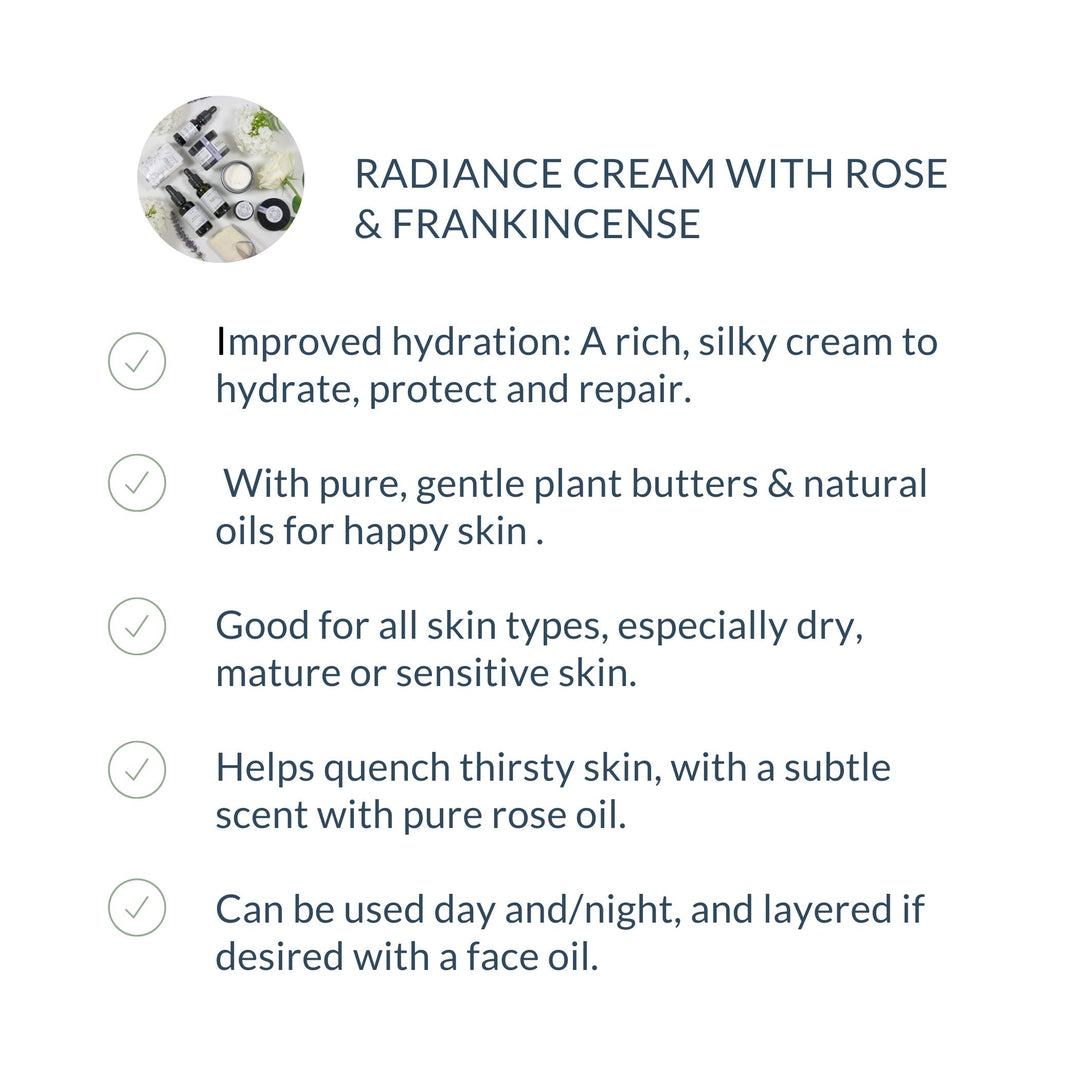 Radiance Cream with Rose & Frankincense
