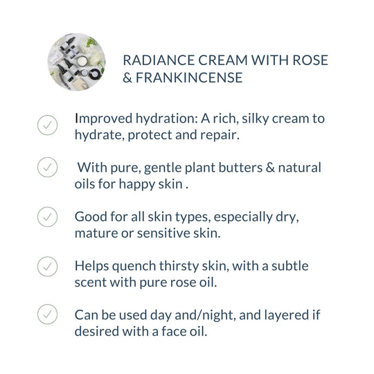 Radiance Cream with Rose & Frankincense