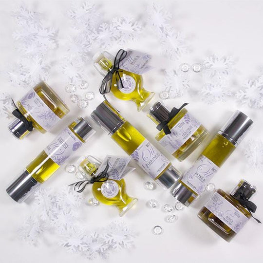 Organic Bath & Shower Oil with Rose & Ylang Ylang - Calming Heart Bottle Group