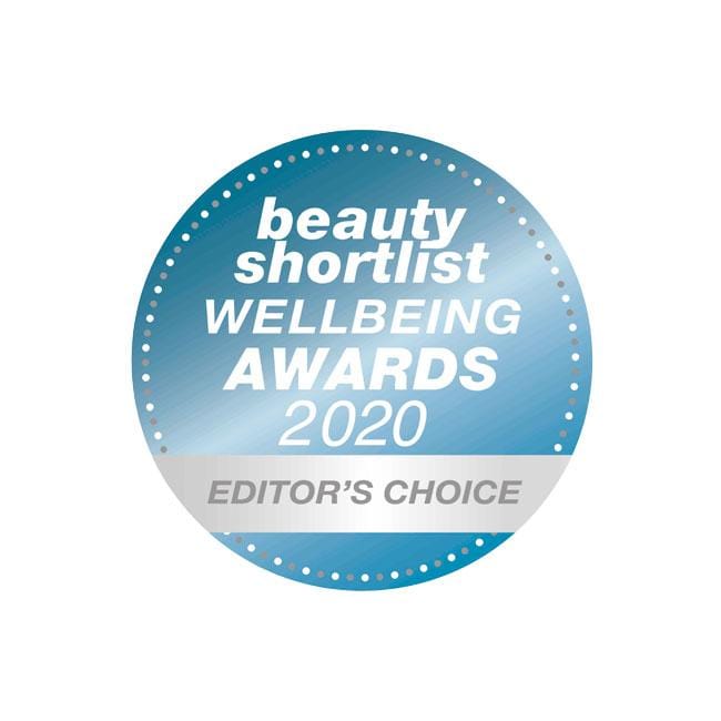 Beauty Shortlist Wellbeing Award Winner 2020