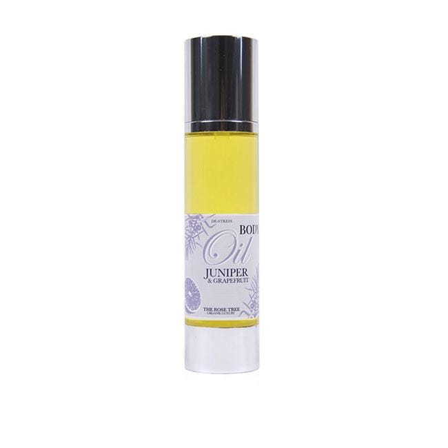 www.therosetree.co.uk Body Care De-Stress Body Oil with Juniper & Grapefruit