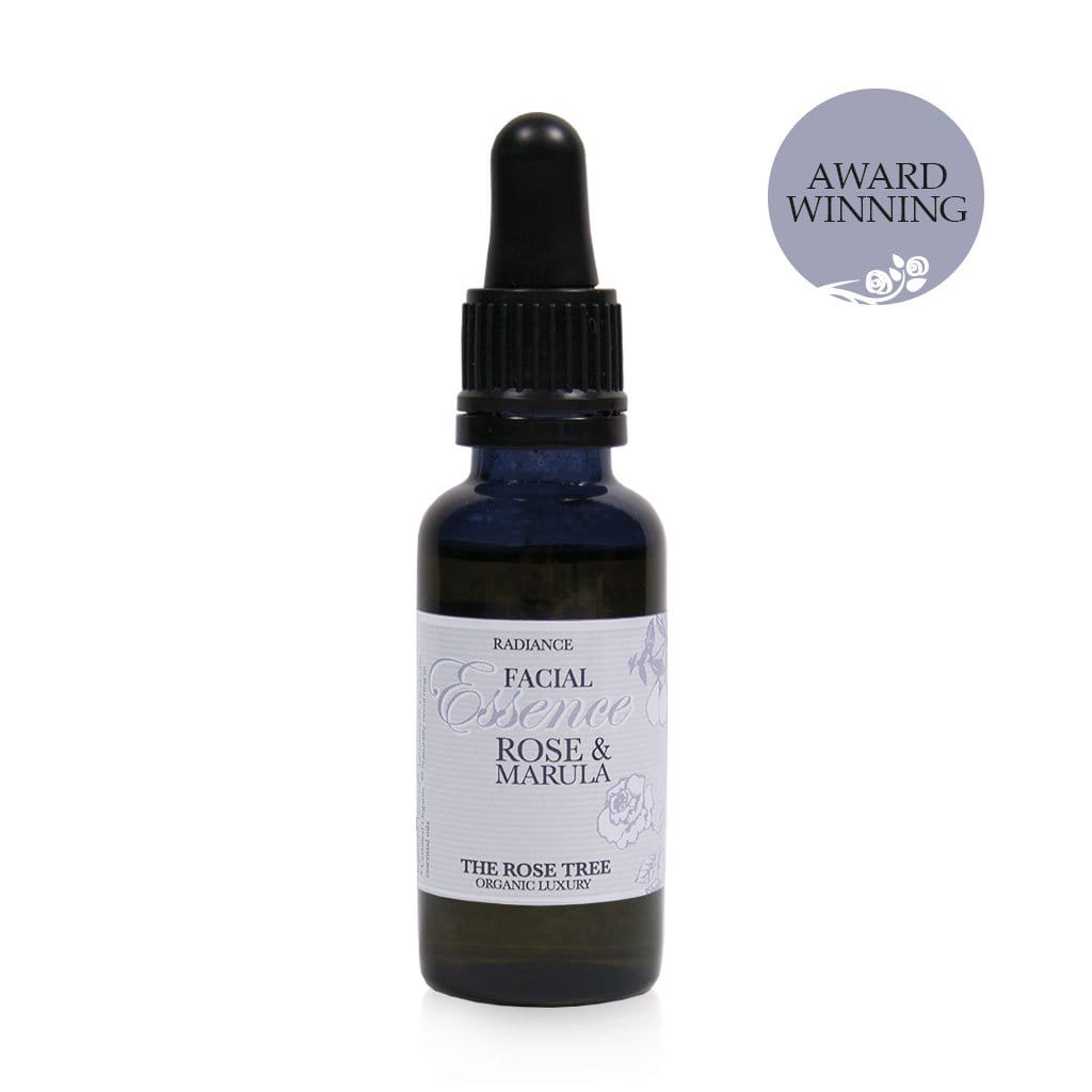 www.therosetree.co.uk Skin Care Radiance Facial Essence with Rose & Marula