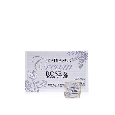 www.therosetree.co.uk Skin Care Radiance Cream with Rose & Frankincense - Try Me Size